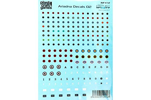 Last level - PCG: Infinity Decals-Ariadna 02 Aufkleber, mehrfarbig (ZPCGINF412) von Last level
