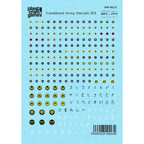 Last level - PCG: Infinity Decals-Combined Army 03 Aufkleber, mehrfarbig (ZPCGINF423) von Last level
