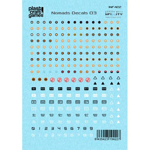 Last level - PCG: Infinity Decals-Nomads 03 Aufkleber, mehrfarbig (ZPCGINF422) von Last level