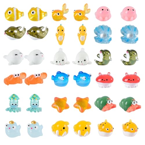 Latebebebe 36pcs Mini Harztiere, 18 Stile wasserdichte Meerestiere Figuren für Garten Mikrolandschaft Aquarium Fischtank getopfertes Puppenhaus Dekor Geschenke Mini Harz Latebebebe 36pcs Mini Harztiere, 18 Stile wasserdichte Meerestiere Figuren für Garten Mikrolandschaft Aquarium Fischtank getopfertes Puppenhaus Dekor Geschenke Mini Harz von Latebebebe