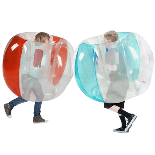 Latebebebe Aufblasbare Stoßfängerbälle für Kinder 2PCS 35x29.5 Lecksicher PVC Human Hamster Ball mit innerem Griff und Befestigungsgürtel für Spielplatz, Hof, Parkinflatable -Stoßstangenbälle Latebebebe Aufblasbare Stoßfängerbälle für Kinder 2PCS 35x29.5 Lecksicher PVC Human Hamster Ball mit innerem Griff und Befestigungsgürtel für Spielplatz, Hof, Parkinflatable -Stoßstangenbälle von Latebebebe