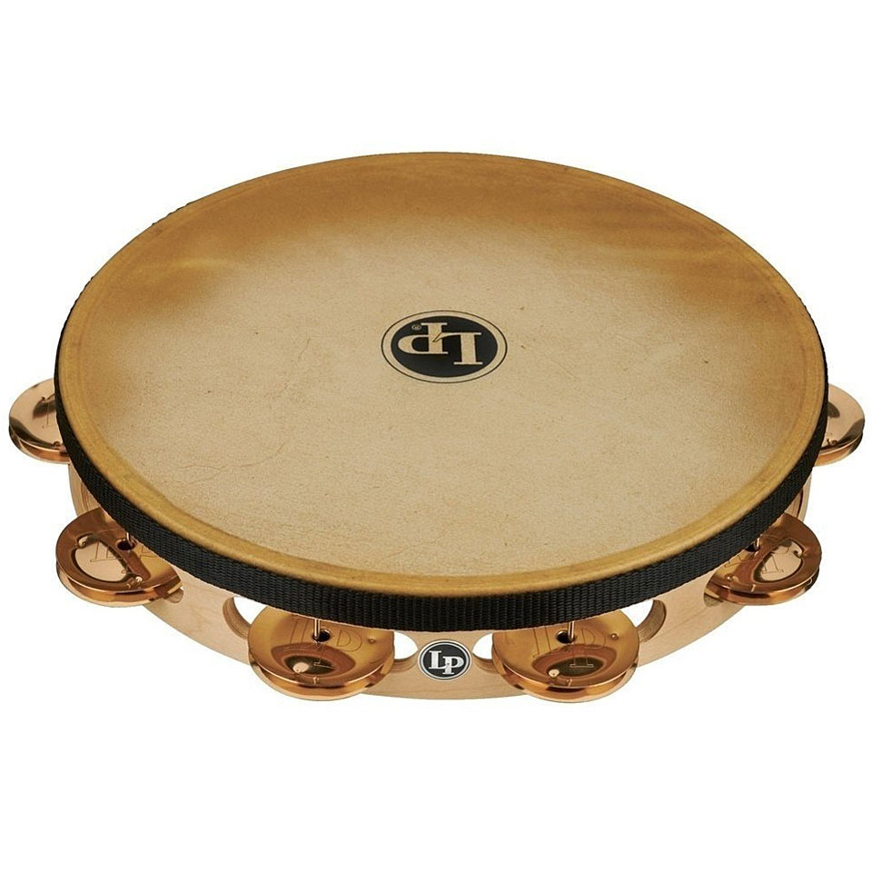 Latin Percussion LP383-BZ 10" Single Row Bronze Jingles Headed von Latin Percussion