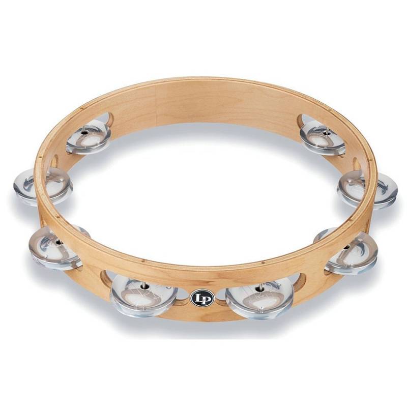 Latin Percussion 10" Single Row Tambourine Aluminium Jingles Tambourin von Latin Percussion