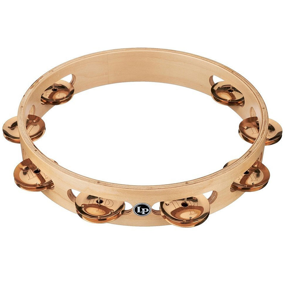 Latin Percussion 10" Single Row Tambourine Bronze Jingles Tambourin Latin Percussion 10" Single Row Tambourine Bronze Jingles Tambourin von Latin Percussion