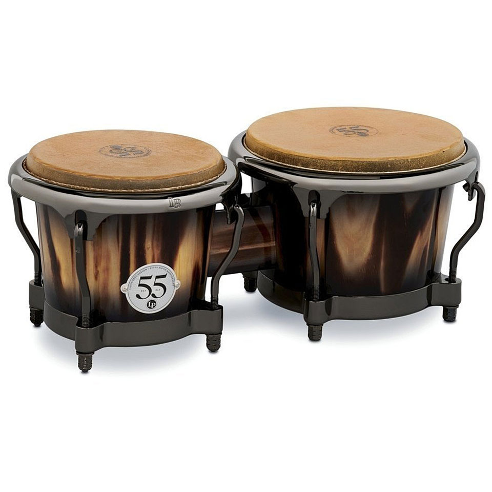 Latin Percussion 55th Anniversary Candy Black Burst Bongo Bongo von Latin Percussion