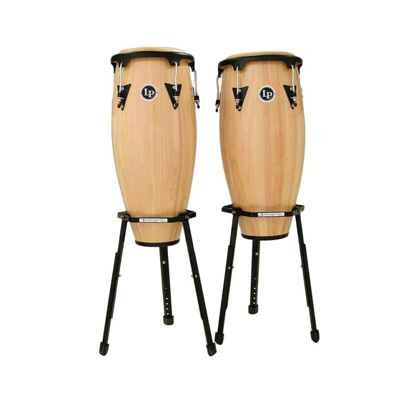 Latin Percussion Aspire LPA647B-AW Wooden Conga Set 11" + 12" Natural von Latin Percussion