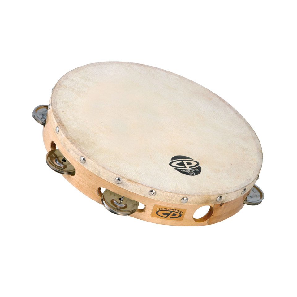 Latin Percussion CP CP379 Wood Headed Tambourine Tambourin von Latin Percussion