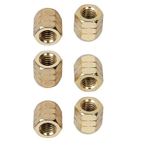 Latin Percussion LP952B Super Nuts 5/16" 6 Pcs. for Bongo and Conga von Latin Percussion