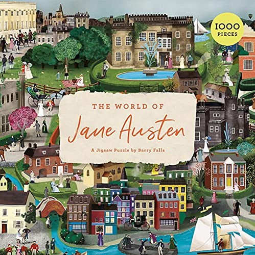 The World of Jane Austen: A Jigsaw Puzzle with 60 Characters and Great Houses to Find von Laurence King
