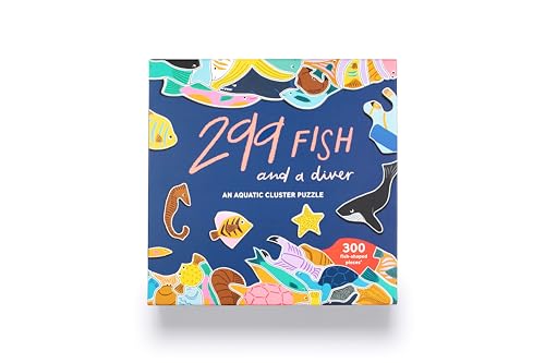 Laurence King Publishing 299 Fish and a Diver Puzzle: An Aquatic Cluster Puzzle: 300 Pieces von Laurence King Publishing