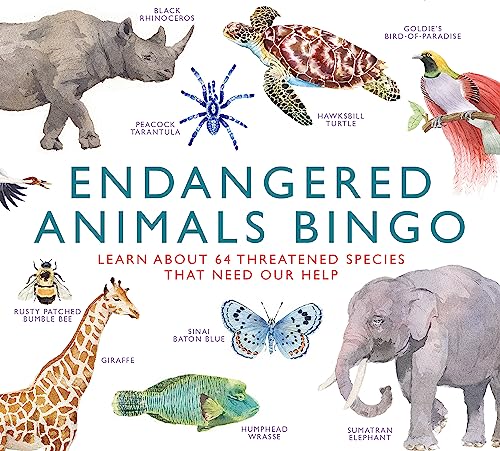 Laurence King Endangered Animals Bingo: Learn About 64 Threatened Species That Need Our Help von Laurence King