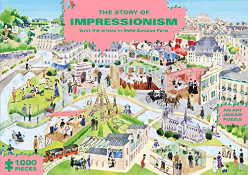 Laurence King Publishing 9781786273215 1000 Art History i Tiere Story of Impressionism Teile Kunstgeschichte Puzzle Spot The Artists in Belle Époque Paris, Impressionismus von Laurence King Publishing