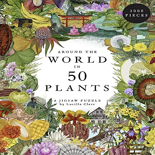 Around The World in 50 Plants: A 1000-piece Jigsaw Puzzle von Laurence King Verlag GmbH