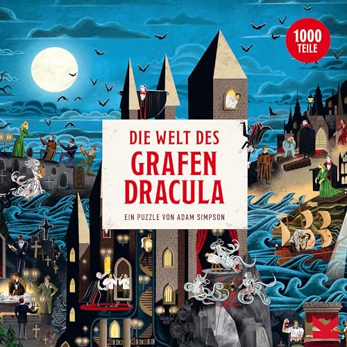 Laurence King Verlag 9783962443085 Die Welt des Grafen Bram Stokers Dracula Puzzle, Bunt von Laurence King Verlag