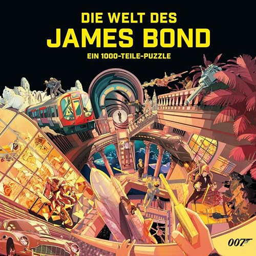 Laurence King Verlag Die Welt des James Bond Puzzle, Yellow von Laurence King