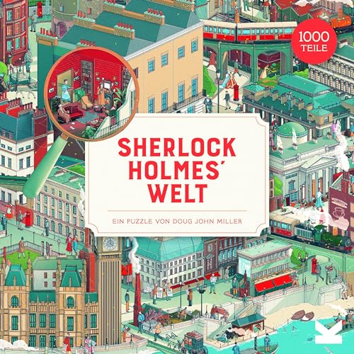 Laurence King Verlag Sherlock Holmes' Welt Puzzle, Bunt von Laurence King Verlag