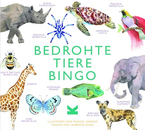 Bedrohte Tiere Bingo von Laurence King Verlag