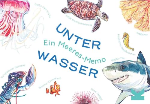 Laurence King Verlag 9783962443177 Unter Wasser. EIN Meeres Tiere Memo-Spiel, Blau von Laurence King Verlag