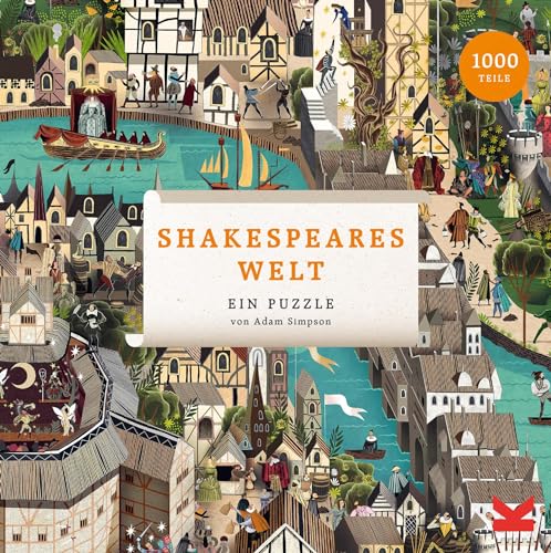 Laurence King Verlag GmbH Shakespeares Welt 1000 Teile Puzzle, Yellow von Laurence King Verlag GmbH