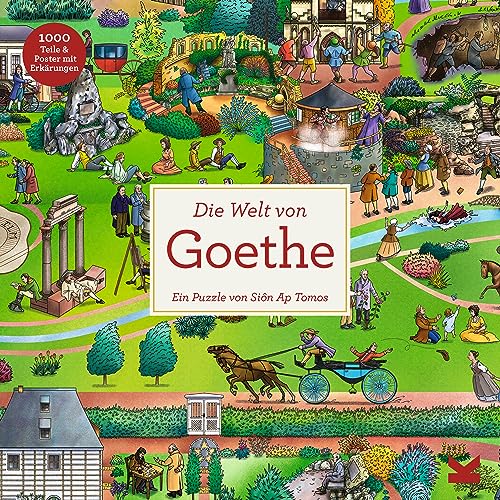 Laurence King Die Welt von Goethe 1000 Teil-Puzzle von Laurence King