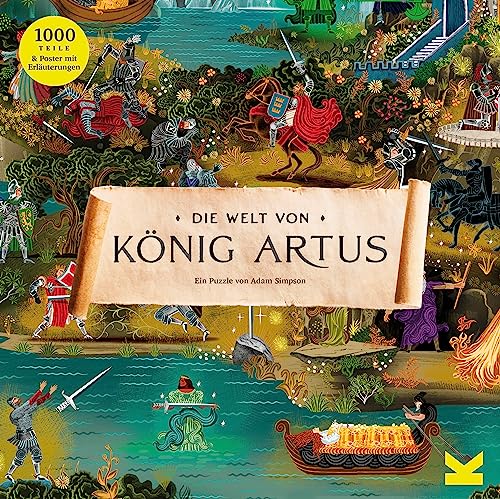 Laurence King Die Welt von König Artus. EIN 1000 Teile-Puzzle, grün Laurence King Die Welt von König Artus. EIN 1000 Teile-Puzzle, grün von Laurence King