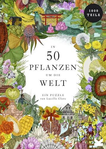 Laurence King Verlag In 50 Pflanzen um die Welt. EIN 1000-Teile-Puzzle von Laurence King