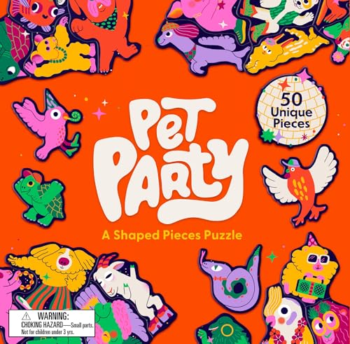 Laurence King Pet Party: A Shaped Pieces Puzzle von Laurence King