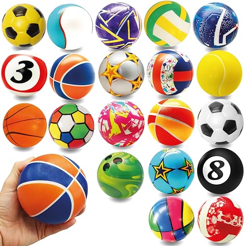 Lavatelli - Set 20 Stück Mitgebsel für Kindergeburtstag, weiche Bälle zum Thema Sport, Durchmesser 10 cm, Spiele, Gadgets, Mitbringsel und Geschenkideen für Jungen und Mädchen Lavatelli - Set 20 Stück Mitgebsel für Kindergeburtstag, weiche Bälle zum Thema Sport, Durchmesser 10 cm, Spiele, Gadgets, Mitbringsel und Geschenkideen für Jungen und Mädchen von Lavatelli
