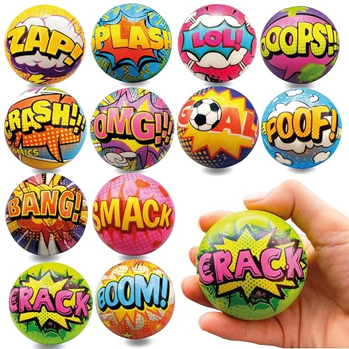 Lavatelli - Set mit 12 Stück, Mitgebsel für Kindergeburtstag, weiche Bälle zum Thema Cartoon, Comic, Durchmesser 6,3 cm, Spielzeug, Gadgets, Geschenkideen für Jungen und Mädchen Lavatelli - Set mit 12 Stück, Mitgebsel für Kindergeburtstag, weiche Bälle zum Thema Cartoon, Comic, Durchmesser 6,3 cm, Spielzeug, Gadgets, Geschenkideen für Jungen und Mädchen von Lavatelli