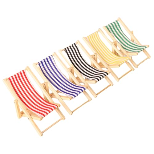 5pcs Mini Beach Stuhl, Miniaturstrandartikel, Holzstühle, Puppenhausminiaturen, Kuchendekorationen, Miniaturpuppenhausdekoration für DIY -Gartenpflanzenpool 5pcs Mini Beach Stuhl, Miniaturstrandartikel, Holzstühle, Puppenhausminiaturen, Kuchendekorationen, Miniaturpuppenhausdekoration für DIY -Gartenpflanzenpool von Lawnrden