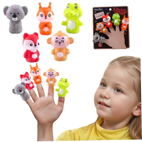 Fingerpuppen, 5pcs 5 Styles süße Tierpuppenpuppen, PVC interaktiv für Kinder im Alter von 3 bis 5, Party bevorzugt Goodie Bag Füllstoffe |.Handspielzeug für Handpuppenkatze Fingerpuppen, 5pcs 5 Styles süße Tierpuppenpuppen, PVC interaktiv für Kinder im Alter von 3 bis 5, Party bevorzugt Goodie Bag Füllstoffe |.Handspielzeug für Handpuppenkatze von Lawnrden