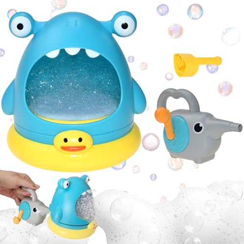 Hai Baby Bad Spielzeug, Bad Bubble Machine Set, niedliche Cartoon Hai & Baby Elephant Bubble Machine Spielzeug sicheres lustiges Bildungsgeschenk für Kinder Hai Baby Bad Spielzeug, Bad Bubble Machine Set, niedliche Cartoon Hai & Baby Elephant Bubble Machine Spielzeug sicheres lustiges Bildungsgeschenk für Kinder von Lawnrden