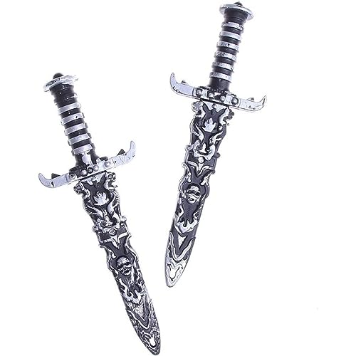 Lawnrden Allerheiligen Day Decor, Halloween Plastik Schwerter Spielzeug Halloween Cos Plastikspielzeug Piratenschwert Party Requisiten Piratenschneider für Cosplay Supplies Party Gefällt Mir 2 PCs von Lawnrden