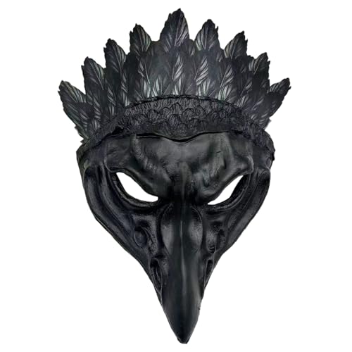 Lawnrden Halloween -Kostüme, Adlermaske exquisite strukturierte PU Halloween Mask Lifelike Vogelkostüm für Mardi Gras Day Masquerade Cosplay Party Lawnrden Halloween -Kostüme, Adlermaske exquisite strukturierte PU Halloween Mask Lifelike Vogelkostüm für Mardi Gras Day Masquerade Cosplay Party von Lawnrden