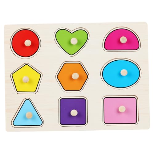 Lawnrden Hölzerne Peg -Rätsel, Kinderspielzeug Kleinkind -Rätsel, Bildungskindlernspielzeug, geometrische Figur Form Montessori Spielzeug für Mädchen und Jungens Lawnrden Hölzerne Peg -Rätsel, Kinderspielzeug Kleinkind -Rätsel, Bildungskindlernspielzeug, geometrische Figur Form Montessori Spielzeug für Mädchen und Jungens von Lawnrden