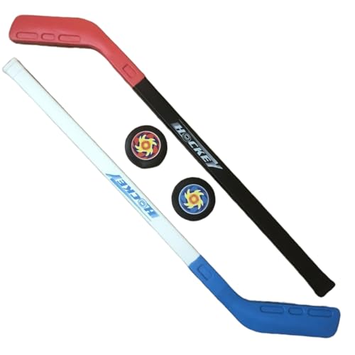 Lawnrden Kinder Hockey Set Street Floor Training Kids Hockey Stick mit 2 Bällen für Kinder Jungen und Mädchen Innen im Freien, blaues Rot, Schächte Lawnrden Kinder Hockey Set Street Floor Training Kids Hockey Stick mit 2 Bällen für Kinder Jungen und Mädchen Innen im Freien, blaues Rot, Schächte von Lawnrden