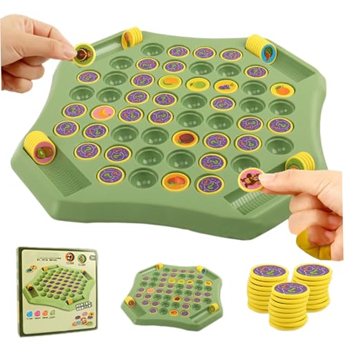 Lawnrden Kleinkind-Matching-Spiel Interactive Memory Game mit Selbstklebender Fruchtzeichnung Easy Matching für logisches Denken und soziale Fähigkeitenentwicklung |.Brettspiele für Kinder 8-12 von Lawnrden