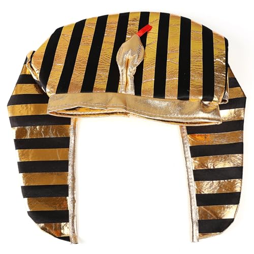 Lawnrden Pyramide Kopfkostüm Erwachsener Pharao Kostüm Männer für Halloween -Party -Cosplay | Hüte Lawnrden Pyramide Kopfkostüm Erwachsener Pharao Kostüm Männer für Halloween -Party -Cosplay | Hüte von Lawnrden
