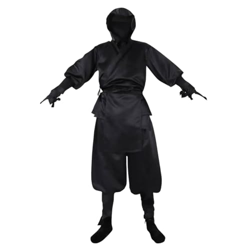 Lawnrden Samurai Kostüm Männer Soft Spandex Samurai Kostüm Cosplay Accessoires für Halloween Party Dress Up, 180 cm, Kostüme von Lawnrden