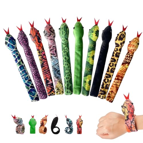Lawnrden Schlangenschläge Armbänder, Schlangenschläge Armband 10pcs Plüsch lebensechter gruseliger 11, 81 -Zoll Lawnrden Schlangenschläge Armbänder, Schlangenschläge Armband 10pcs Plüsch lebensechter gruseliger 11, 81 -Zoll von Lawnrden