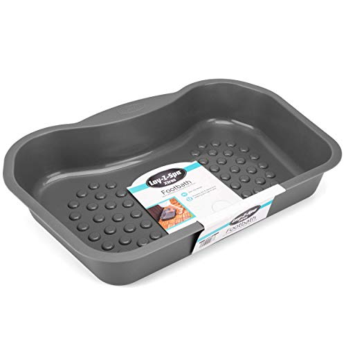 Lay-Z-Spa Fußbadewannen-Zubehör für Whirlpools und Spa-Pools, rutschfest, Robustes Design, BWA0011, Grau, 54,2 x 36 x 9,0 cm Lay-Z-Spa Fußbadewannen-Zubehör für Whirlpools und Spa-Pools, rutschfest, Robustes Design, BWA0011, Grau, 54,2 x 36 x 9,0 cm von Lay-Z-Spa