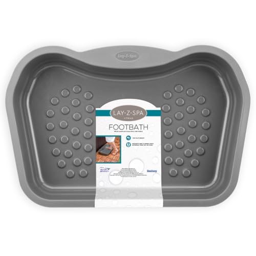 Lay-Z-Spa Fußbadewannen-Zubehör für Whirlpools und Spa-Pools, rutschfest, Robustes Design, BWA0011, Grau, 54,2 x 36 x 9,0 cm Lay-Z-Spa Fußbadewannen-Zubehör für Whirlpools und Spa-Pools, rutschfest, Robustes Design, BWA0011, Grau, 54,2 x 36 x 9,0 cm von Lay-Z-Spa
