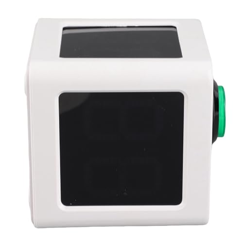 Lazmin112 1,4-Zoll-würfeltimer, Digitale Countdown-Stoppuhr MIT HELLEM HD-Display, Tragbar für Private Poker-Schach-Casinos (White) von Lazmin112