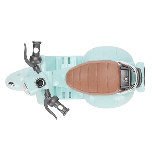 Lazmin112 ABS Electric Doll Scooter Eingebaute Musik und Lichter Mini Plastikpuppenroller Spielzeug für Puppen mit Wunderbarem Desktop Orament (Blue) von Lazmin112