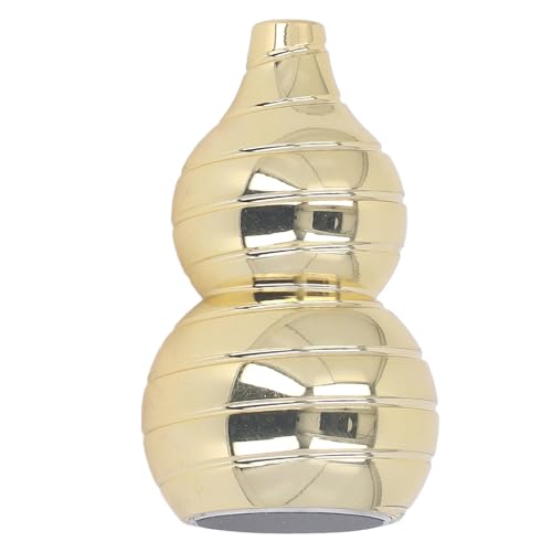 Lazmin112 ADHS -Desktop -Gyroskop, Langlebige Kürbische, Kürbische Angst Reduzierer Aluminiumlegierung Tragbares Metall Dreh Top Spielzeug für Erwachsene (Gold) von Lazmin112