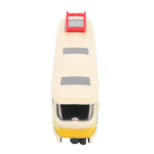 Lazmin112 Alloy Model Exquisites Realistisches Elektrisches Spielzeug mit Musiklicht für Zugbegeisterte Kleinkind Mädchen [Alloy Model, Zugspielzeug mit Musiklicht] (Yellow) von Lazmin112