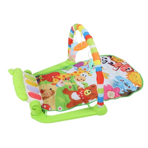 Lazmin112 Baby Piano Fitnessstudio Safe und Stabile Fitnessmatte für Säuglinge, Interaktive Musikspielmatte für Babys, Geeignet für den Familiengebrauch (Green) von Lazmin112