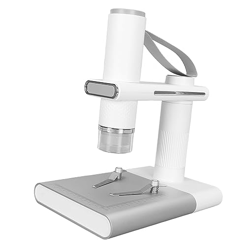 Lazmin112 Drahtlosen DigitalMikroskop, 50-1000-Fache Vergrößenung, 2 Milles, 1080p HD MIT Verstellbarem Ständer, WLAN-Bindung, 8 LED-LEUMGEN, VIDEOAUFAHME, von Lazmin112