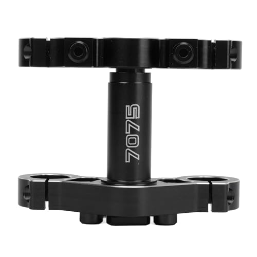 Lazmin112 Elektromotorrad Dreifachklemme Set, Nahtlose Installation Motorrad Dreifachbaumklemme Vorderer Stoßdämpfer Zum Austausch (Black) von Lazmin112