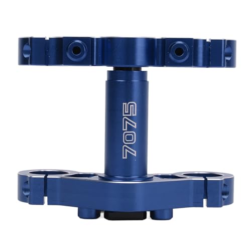 Lazmin112 Elektromotorrad Dreifachklemme Set, Nahtlose Installation Motorrad Dreifachbaumklemme Vorderer Stoßdämpfer Zum Austausch (Blue) von Lazmin112